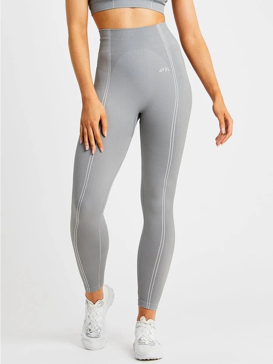 AYBL Pants - AYBL Gray Reflex Seamless Active Workout Gym High Rise Leggings Size XS
